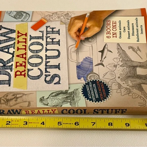 Draw Really Cool Stuff Kids Drawing Book Step by Step Hinkler Like New - Picture 2 of 16